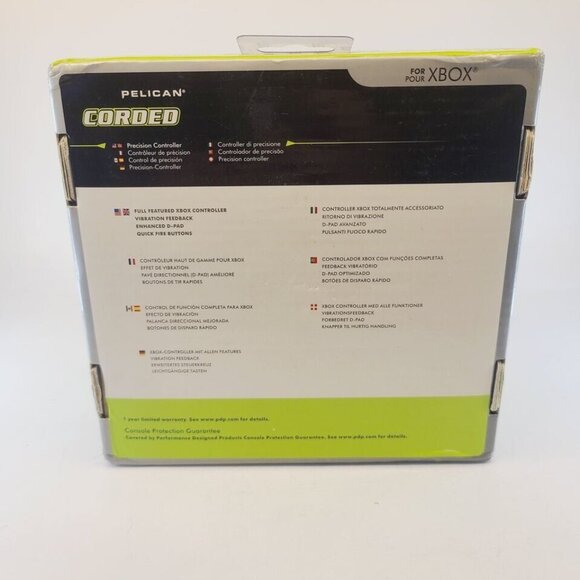 Pelican Xbox Corded Precision Controller For Original Xbox PL-2057 New - Picture 5 of 5